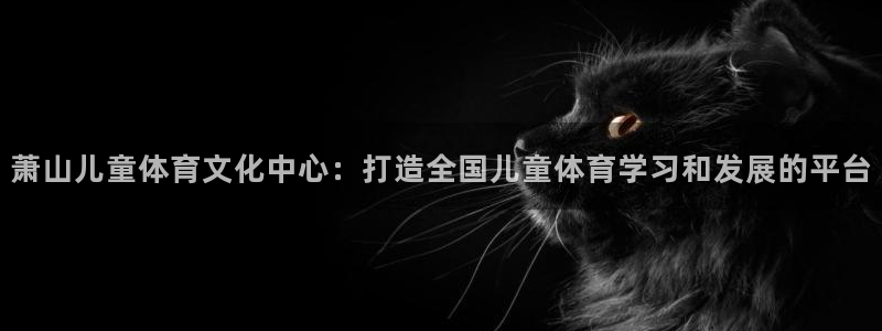 谈球吧：萧山儿童体育文化中心：打造全国儿童体育学习和发展的平台